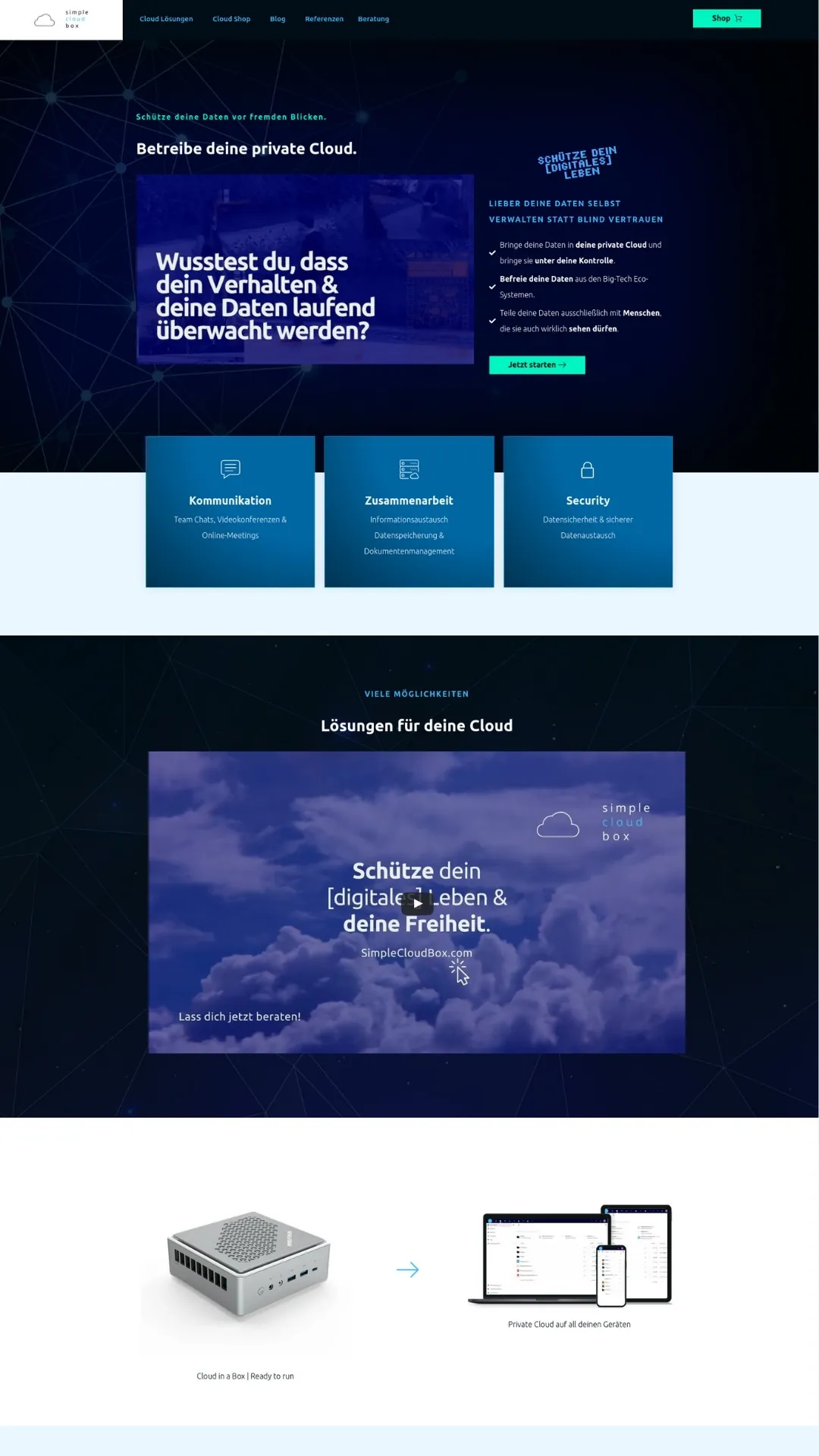simplecloudbox.com – Private-Cloud-Lösung
